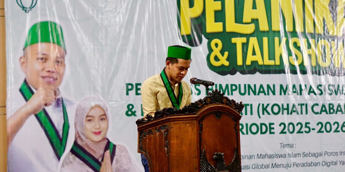 Ketua Bidang Politik, Hukum, Pertahanan, dan Keamanan Badko HMI Jatim, Dzulkarnain Jamil,
