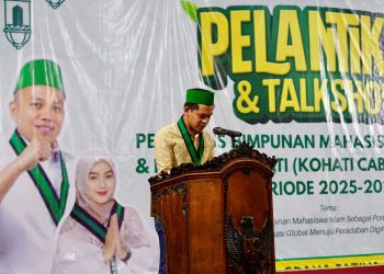 Ketua Bidang Politik, Hukum, Pertahanan, dan Keamanan Badko HMI Jatim, Dzulkarnain Jamil,