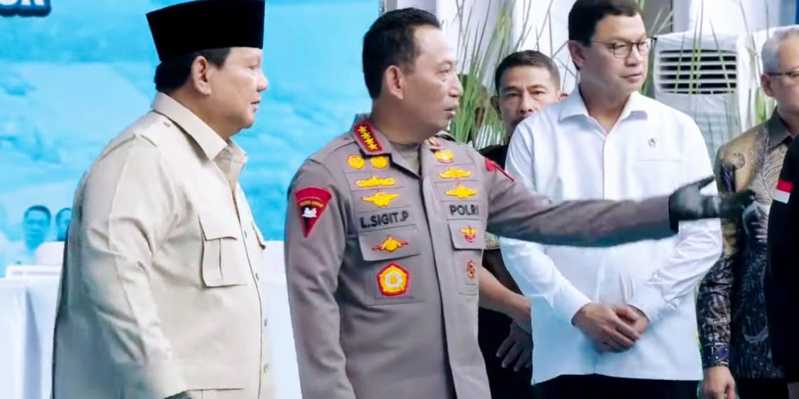 Presiden Prabowo, Kapolri Listo Sigit dan Kepala BPOM Dr Taruna Ikrar