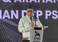 Ketua Harian DPP PSI, Ahmad Ali, dalam Rapat Koordinasi Wilayah (Rakorwil) DPW PSI Banten, di Hotel Mercure, Tangerang Selatan, Banten, Minggu (14/12/2025).