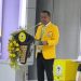 Ketua Umum DPP Partai Golkar, Bahlil Lahadalia, dalam acara Rapimnas I Partai Golkar yang digelar di Sekretariat DPP Partai Golkar, Slipi, Jakarta, pada Sabtu (20/12).