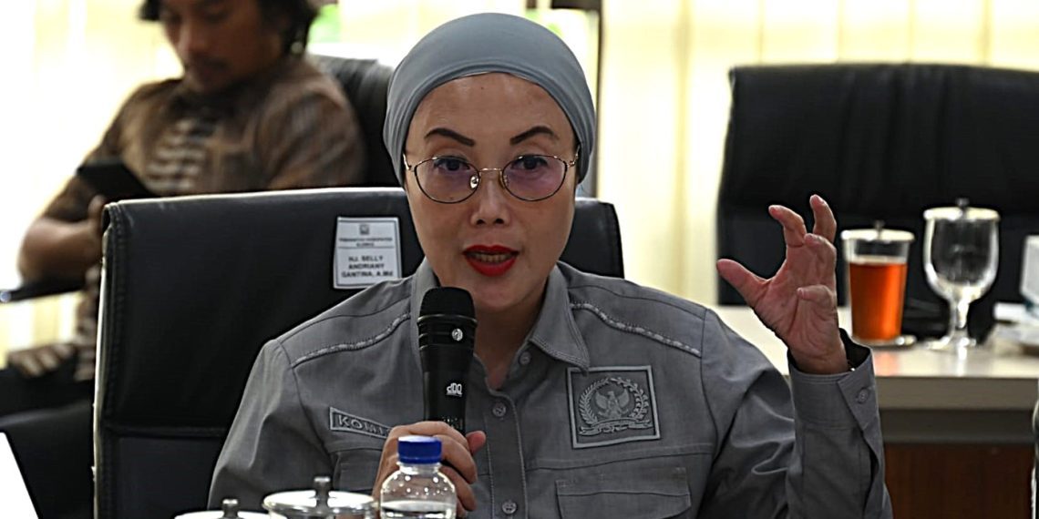 Anggota Komisi VIII DPR RI, Selly Andriani Gantina saat kunjungan kerja spesifik Komisi VIII DPR RI