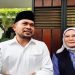 Ketua DPD PSI Jawa Barat Abang Ijo Hapidin bersama Mantan Bupati Indramayu, Nina Agustina Da'i Bachtiar usai menemui Jokowi
