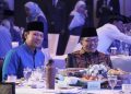 Ketua Umum Partai Demokrat, AHY, dan Sekjen Partai Demokrat Sugiono