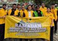 Pembagian Bensin Gratis dan Takjil untuk Ojol oleh AMPG DKI dan BAPERA Jakarta Pusat