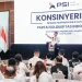 Ketua Umum DPP PSI, Kaesang Pangarep, dalam acara konsinyering DPW PSI Jakarta, Minggu (12/04)