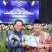 Prof. Jimly Asshiddiqie, bersama Ketua DKPP RI, Heddy Lugito, dalam peluncuran buku berjudul “Etika yang Melembaga” di Kantor Dewan Kehormatan Penyelenggara Pemilu (DKPP) RI, Jakarta, Jumat (17 April 2026)