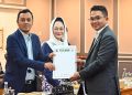 Juru bicara Fraksi PKB, Fauqi Hapidekso (kanan)