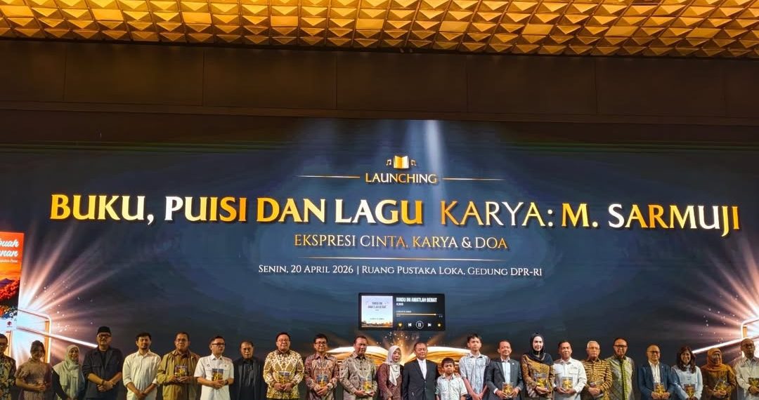 Peluncuran buku Sekjen DPP Partai Golkar, M. Sarmuji, di Gedung Pustaka Loka DPR RI Jakarta pada Senin (20/04)